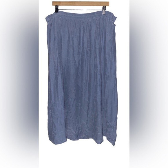 Eileen Fisher Silk Skirt Scandi Chic Quiet Luxury Closet Essential Women M/L - Picture 2 of 7